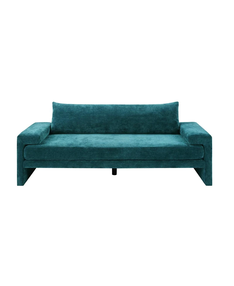 Streamdale Furniture Chenille Upholstered 3-Seater Sofa with Wide Armrests