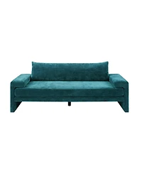 Streamdale Furniture Chenille Upholstered 3-Seater Sofa with Wide Armrests