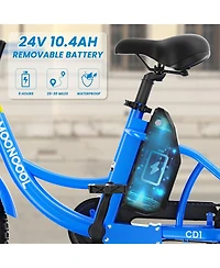 Mooncool CD1 250W Electric Youth Trike, 16" x 3.0" Wheel
