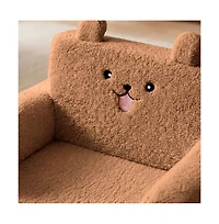 Kinder King 2-in-1 Toddler Sofa Chair Converts to Flip-Open Lounger Bed
