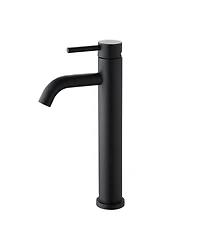 Busdays Single Hole Single Handle Bathroom Sink Faucet Modern Design Easy Install Available in Brushed Nickel Brushed Gold