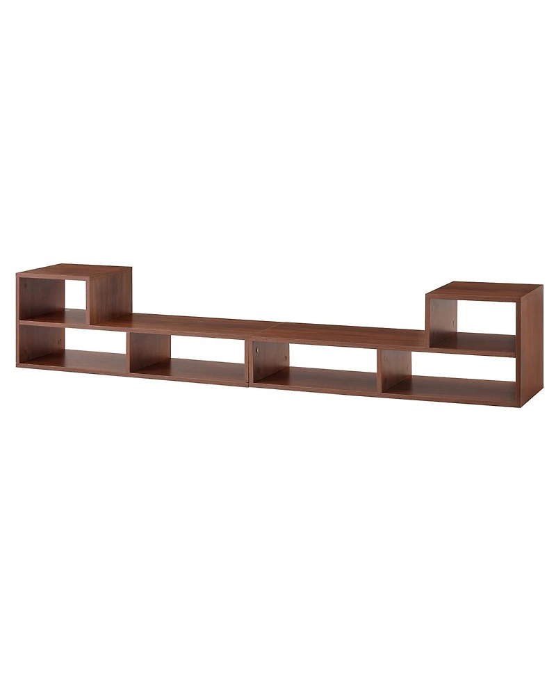 Streamdale Furniture Modular Tv Stand, Adjustable Open Storage Media Console