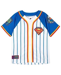 Justice League Superman Boys' (5-12) Athletic Baseball Jersey