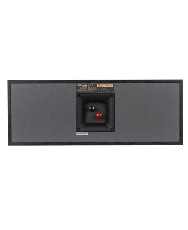 Klipsch Reference R-52C Two-Way Center Channel Speaker, Textured Wood Grain Vinyl