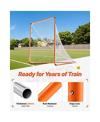 Vevor 6'x6' Lacrosse Goal Net Portable Backyard Training Equipment Carry Bag