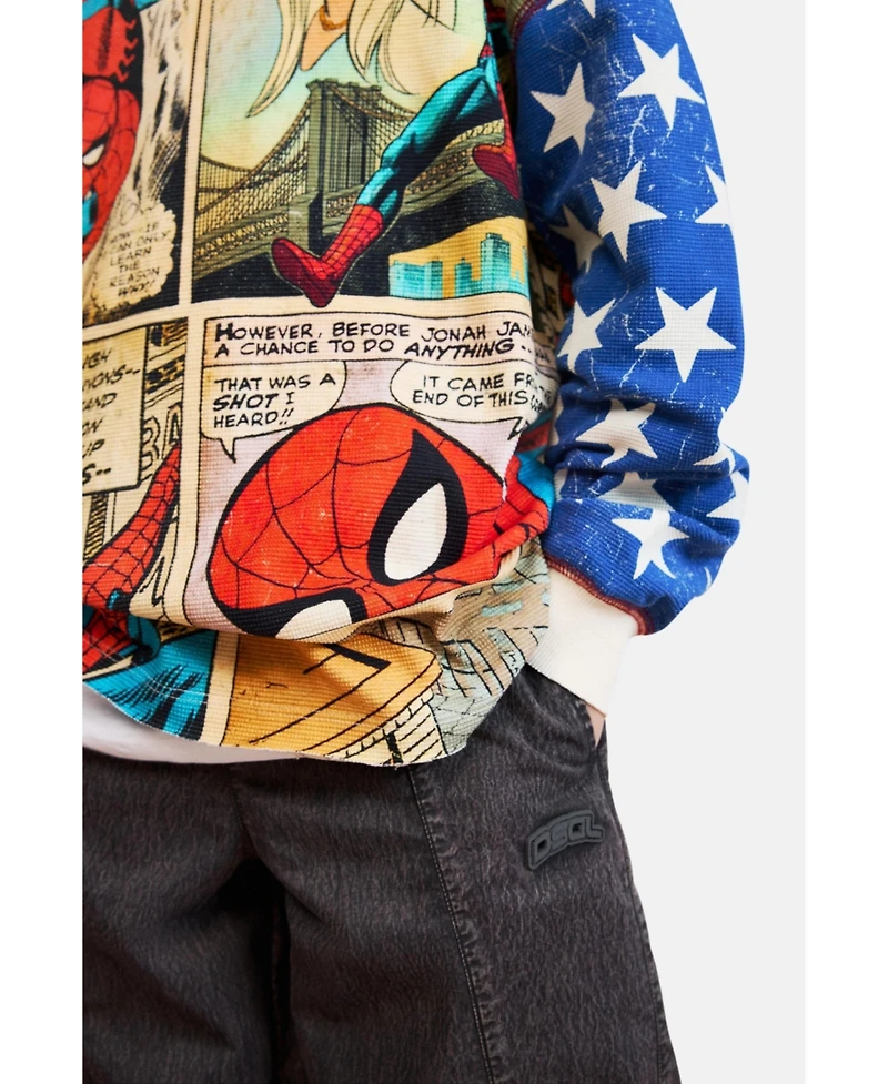 Desigual Boys's (3-14) Marvel comic print T-shirt