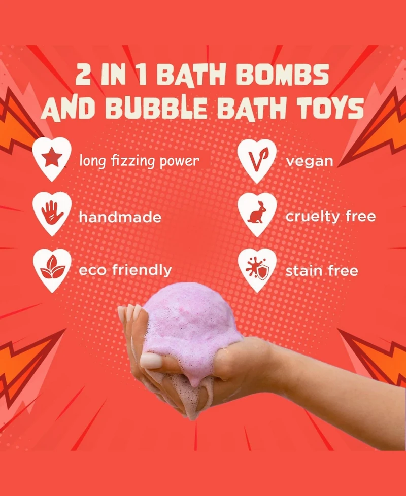 Lovery 12-Pc. Unicorn Bath Bombs Gift Set with Surprise Toy