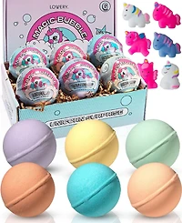 Lovery 12-Pc. Unicorn Bath Bombs Gift Set with Surprise Toy