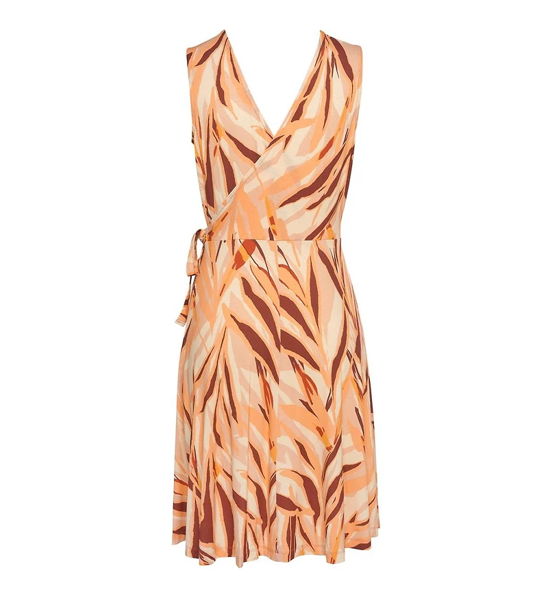 Lascana Women's Printed Wrap Look Dress
