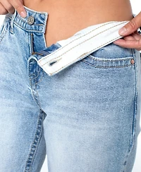 Celebrity Pink Women's Low-Rise Straight-Leg Jeans