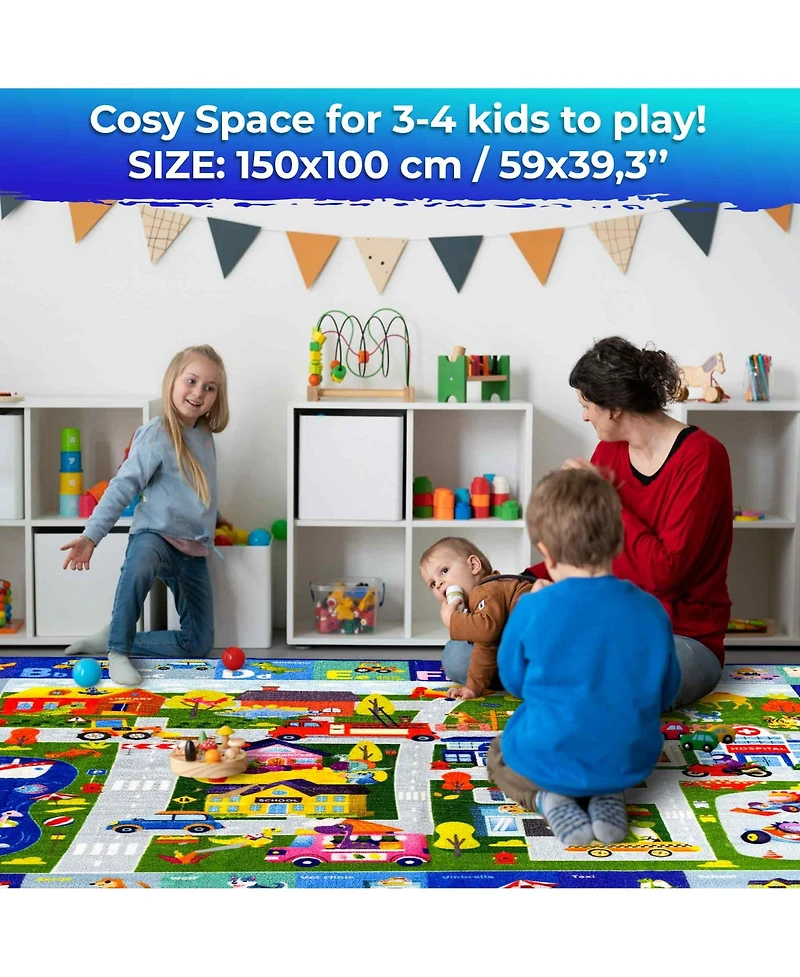 Quokka Baby Mats for Playtime & Activities for Babies 6-12 Months - Super Soft Baby Floor Play Mats for Toddlers 1-3