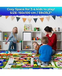 Quokka Baby Mats for Playtime & Activities for Babies 6-12 Months - Super Soft Baby Floor Play Mats for Toddlers 1-3
