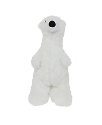 Mighty Arctic Polar Bear, Durable Plush Squeaky Dog Toy