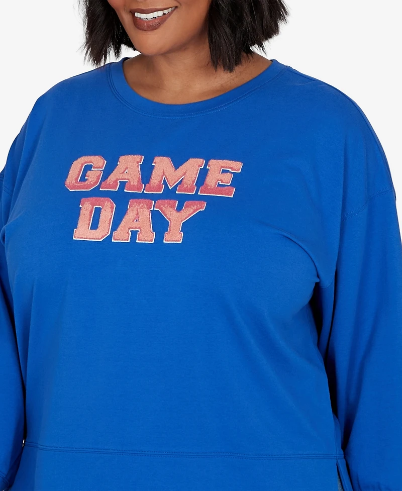 Ruby Rd. Plus Game Day Graphic Terry Sweatshirt