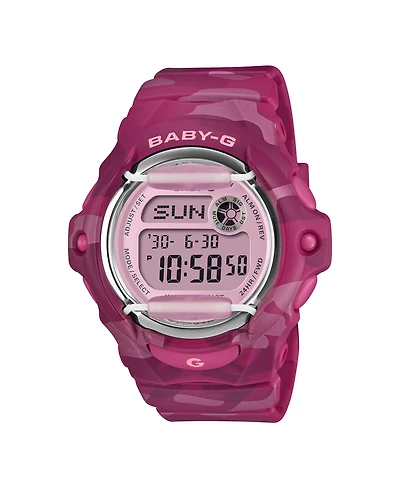 G-Shock Baby-g Women's Pink Resin Digital Watch 42.6mm
