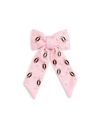Sweet Wink Little and Big Girls Football Pearl Bow Clip