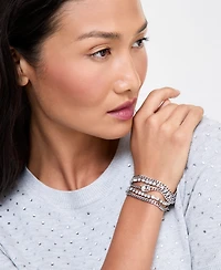 I.n.c. International Concepts Crystal Chain Multi-Row Flex Bracelet, Macy's Exclusive