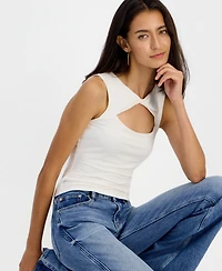 Guess Women's Maia Sleeveless Front-Cutout Top