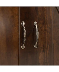 Streamdale Furniture Queen Size Murphy Bed with Desk, Storage Cabinets and Drawers