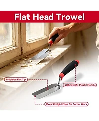 Xdovet Stainless Steel Trowel Set Mortar Tool