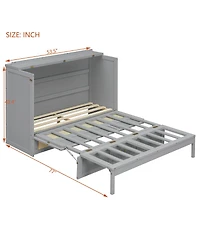 Streamdale Furniture Full Size Murphy Bed with Large Drawers