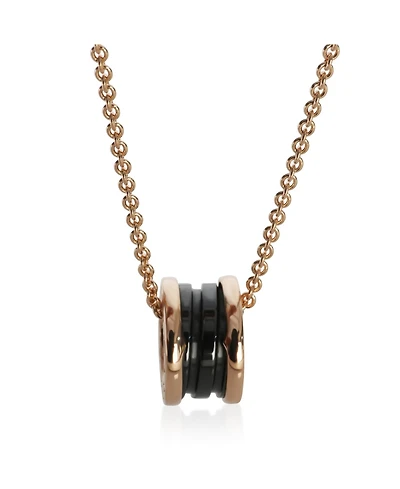 Pre-Owned Bvlgari Rose Gold B.zero1 Necklace