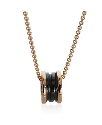 Pre-Owned Bvlgari Rose Gold B.zero1 Necklace