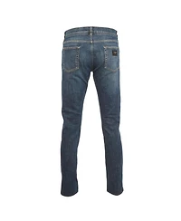 Pre-Owned Dolce & Gabbana Men's Faded Denim Slim Fit Jeans