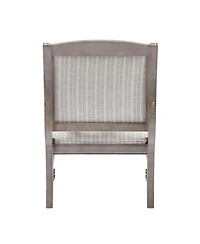 Streamdale Furniture Vintage Upholstered Accent Chair with Solid Wood Frame and Spindle Legs