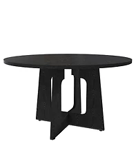 Streamdale Furniture 47-Inch Farmhouse Round Dining Table for 4
