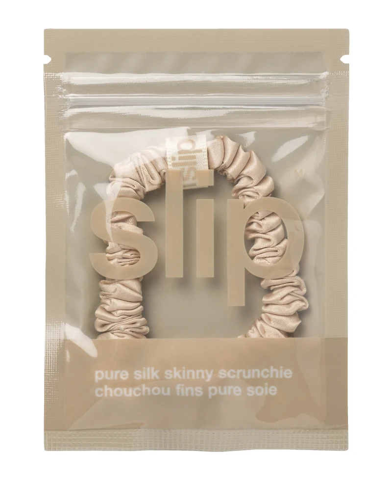 Free Blonde Skinny Slip Scrunchie with the purchase of a Slip product of $70 or more! - Slip Pure Silk Skinny Scrunchie
