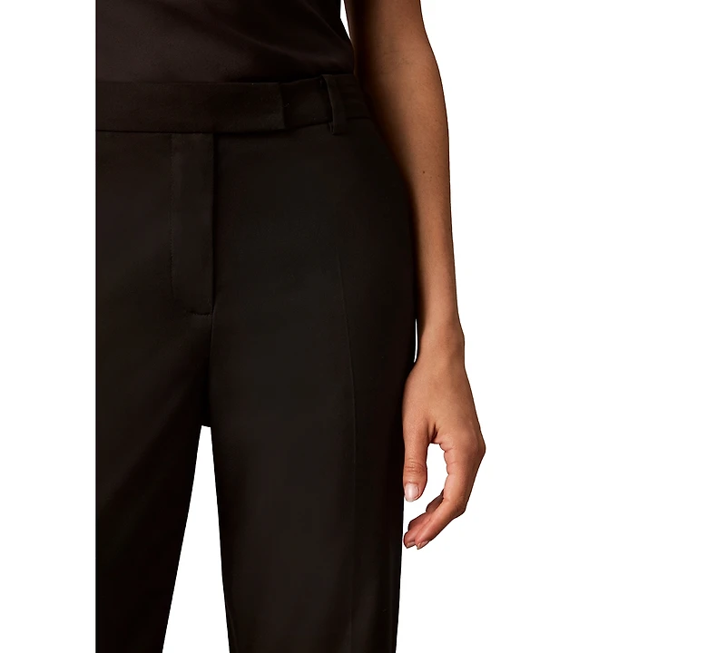 Calvin Klein Women's Mid-Rise Straight Leg Ankle Pants