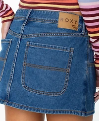 Roxy Women's Reel Life Carpenter Mini Skirt