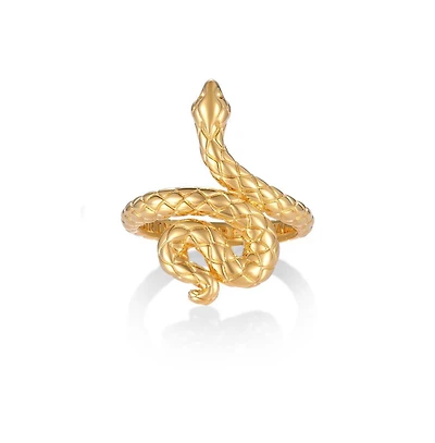Mantra Rebirth and Renewal Snake Ring