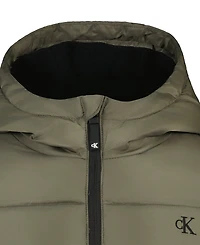 Calvin Klein Boys' 4-7 Relaxed-Fit Long-Sleeve Puffer Jacket