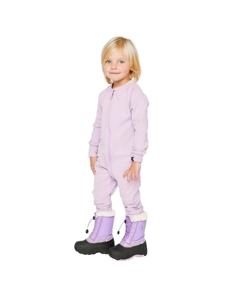Deux par Deux Baby Girls 6M To 24M One Piece Thermal Underwear