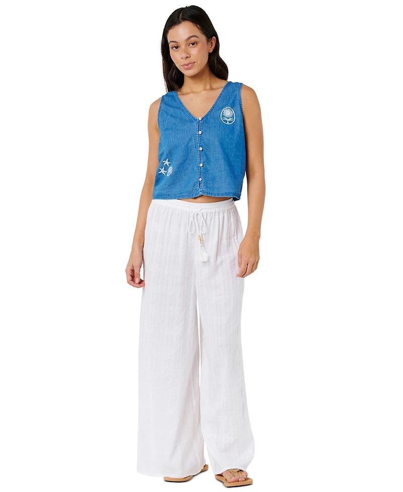 Rip Curl Women's Catalina Islands Wide-Leg Pants