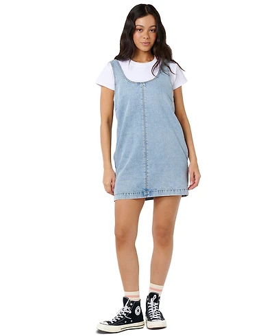 Rip Curl Women's Ellie Heavy Enzyme Scoop Neck Mini Dress