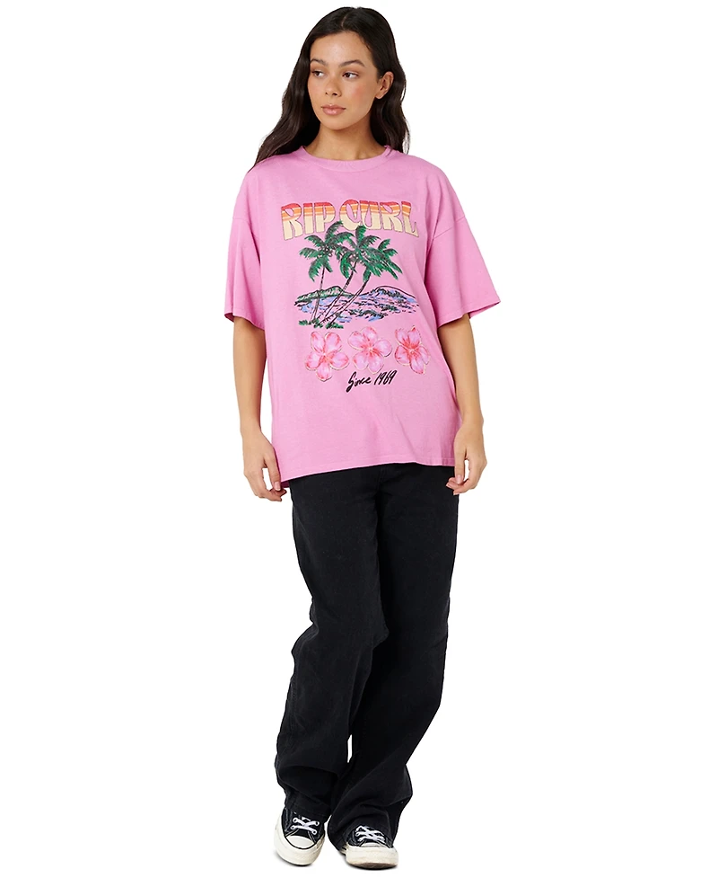 Rip Curl Women's Hayley O Heritage Crewneck T-Shirt