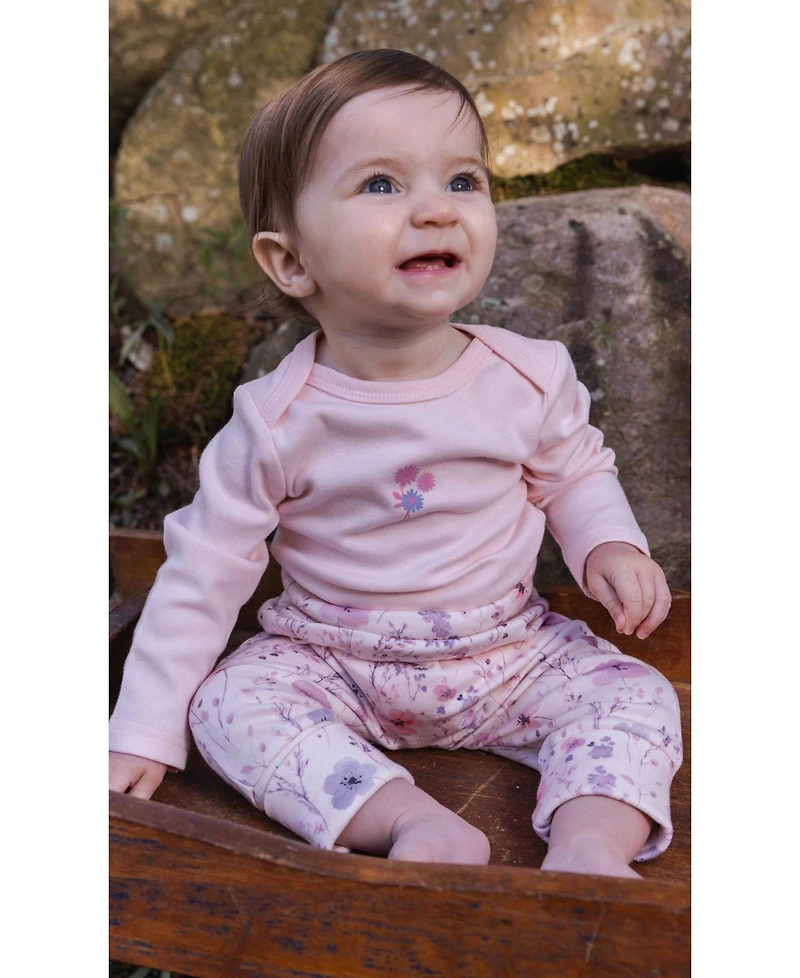 Deux par Baby Girl ( 3M to 24 M ) Cotton Onesie Dusty