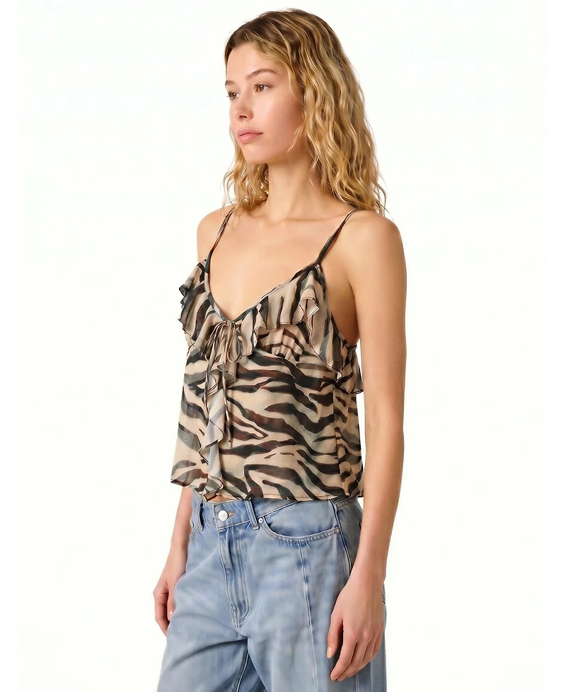 Steve Madden Women's Roue Zebra Fade Sleeveless Top
