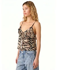 Steve Madden Women's Roue Zebra Fade Sleeveless Top