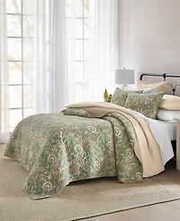Charter Club Venetian Vine Cotton 2-Piece Quilt Set, Twin, Macy's Exclusive