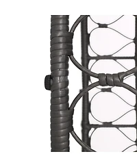 Streamdale Furniture Boho Wicker Outdoor Coffee Table with Looped Design