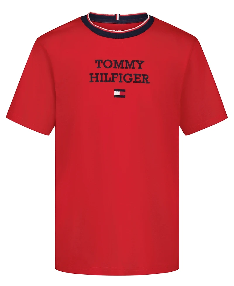 Tommy Hilfiger Boys' 8-20 Classic Lockup Short-Sleeve T-Shirt