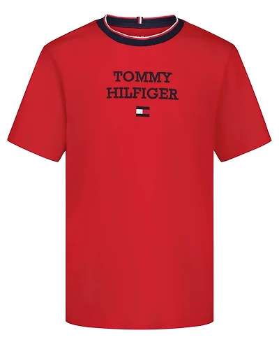 Tommy Hilfiger Boys' 8-20 Classic Lockup Short-Sleeve T-Shirt