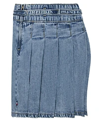 Tommy Hilfiger Girls' 7-16 Denim Pleated Skirt