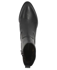 Lucky Brand Women's Leather Almond Toe Ankle Booties