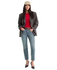 Good American Women's Notch-Lapel Long-Sleeve Blazer