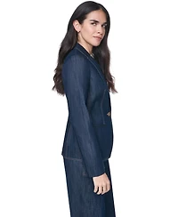 Tommy Hilfiger Women's Notch-Collar One-Button Blazer